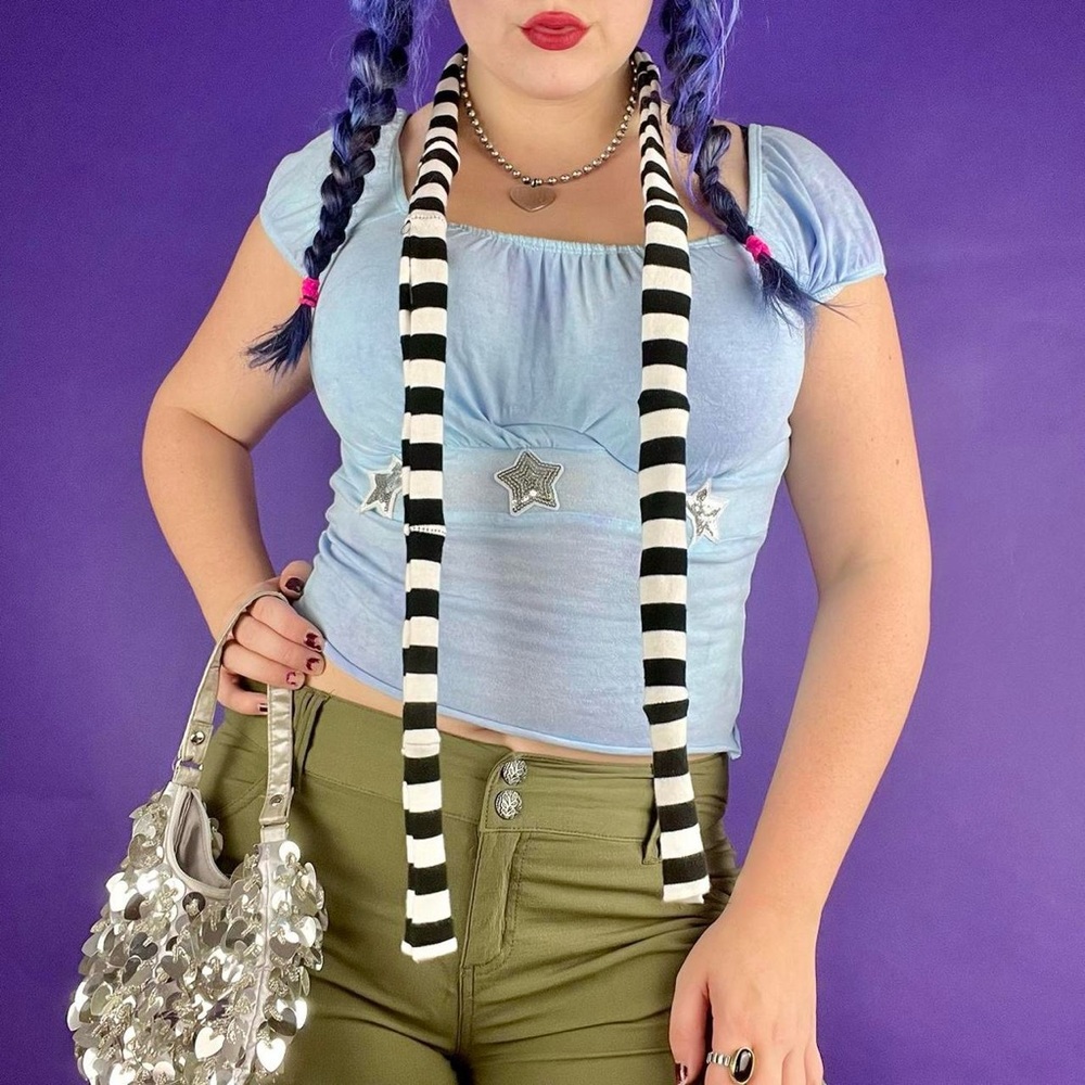 Stargirl Reworked y2k milkmaid top
